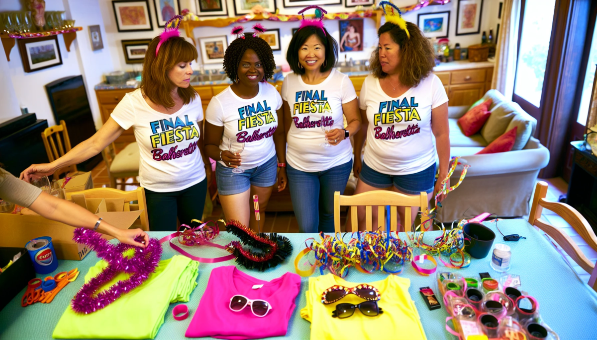 Colorful final fiesta bachelorette party supplies