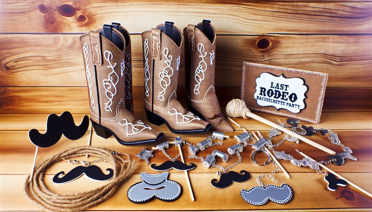 Last Rodeo Bachelorette Party Favors capturing the spirit of the wild west