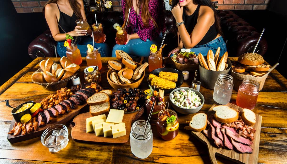 Rodeo Bachelorette Party Food and Drinks with country-style appetizers, BBQ feast, and signature western cocktails